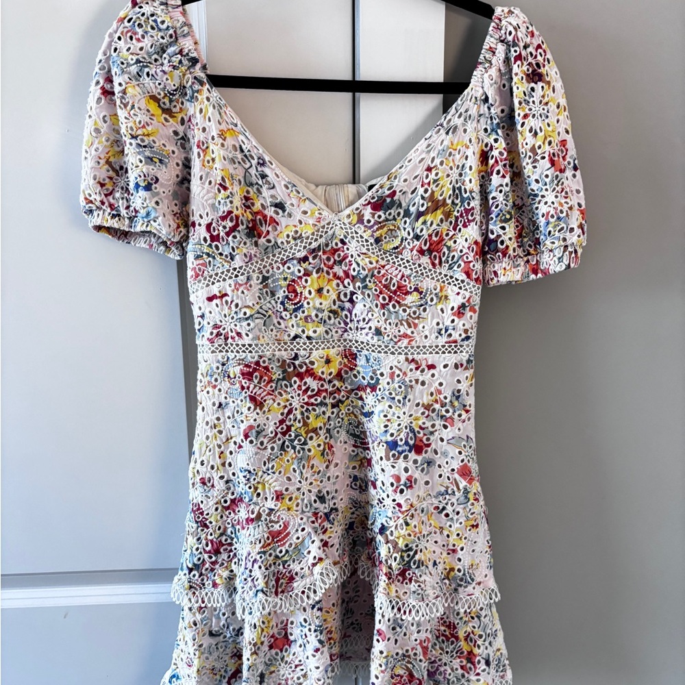 Floral Eyelet Dress